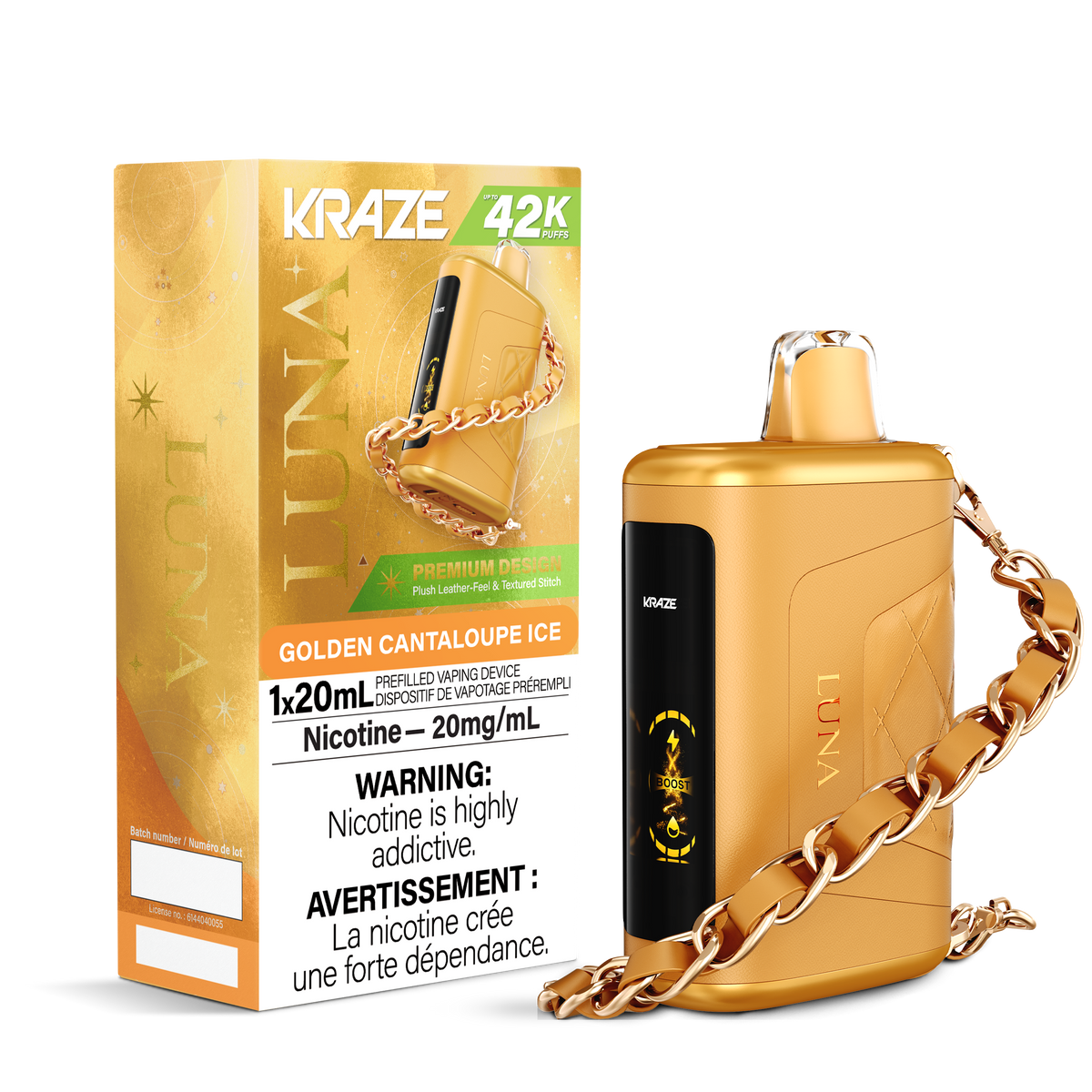 Buy Kraze Luna - Golden Cantaloupe Ice Online