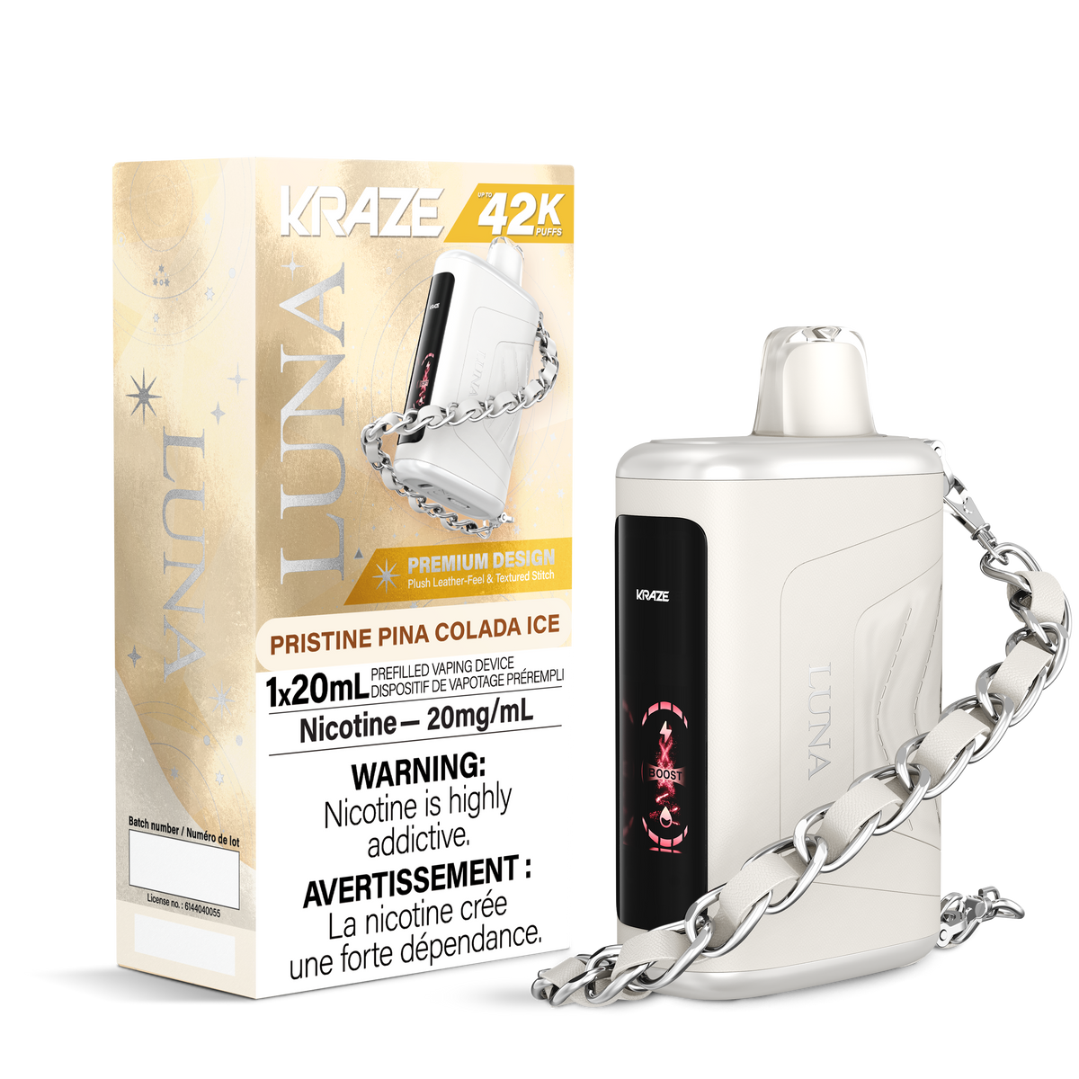 Buy Kraze Luna - Pristine Pina Colada Ice Online