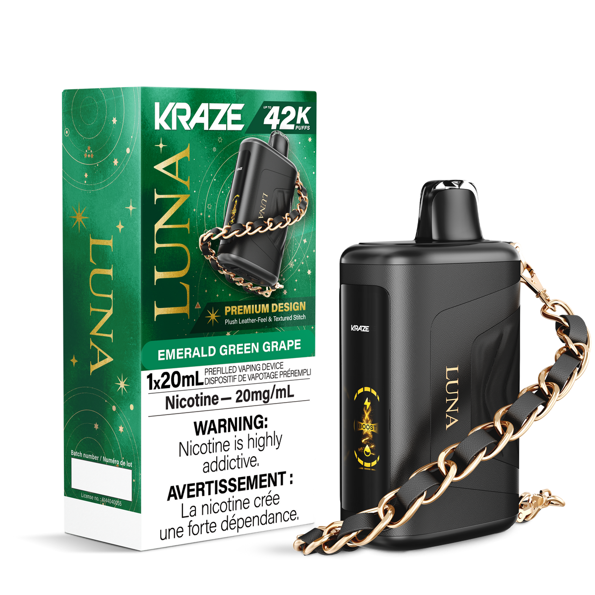 Buy Kraze Luna - Emerald Green Grape (MB) Online