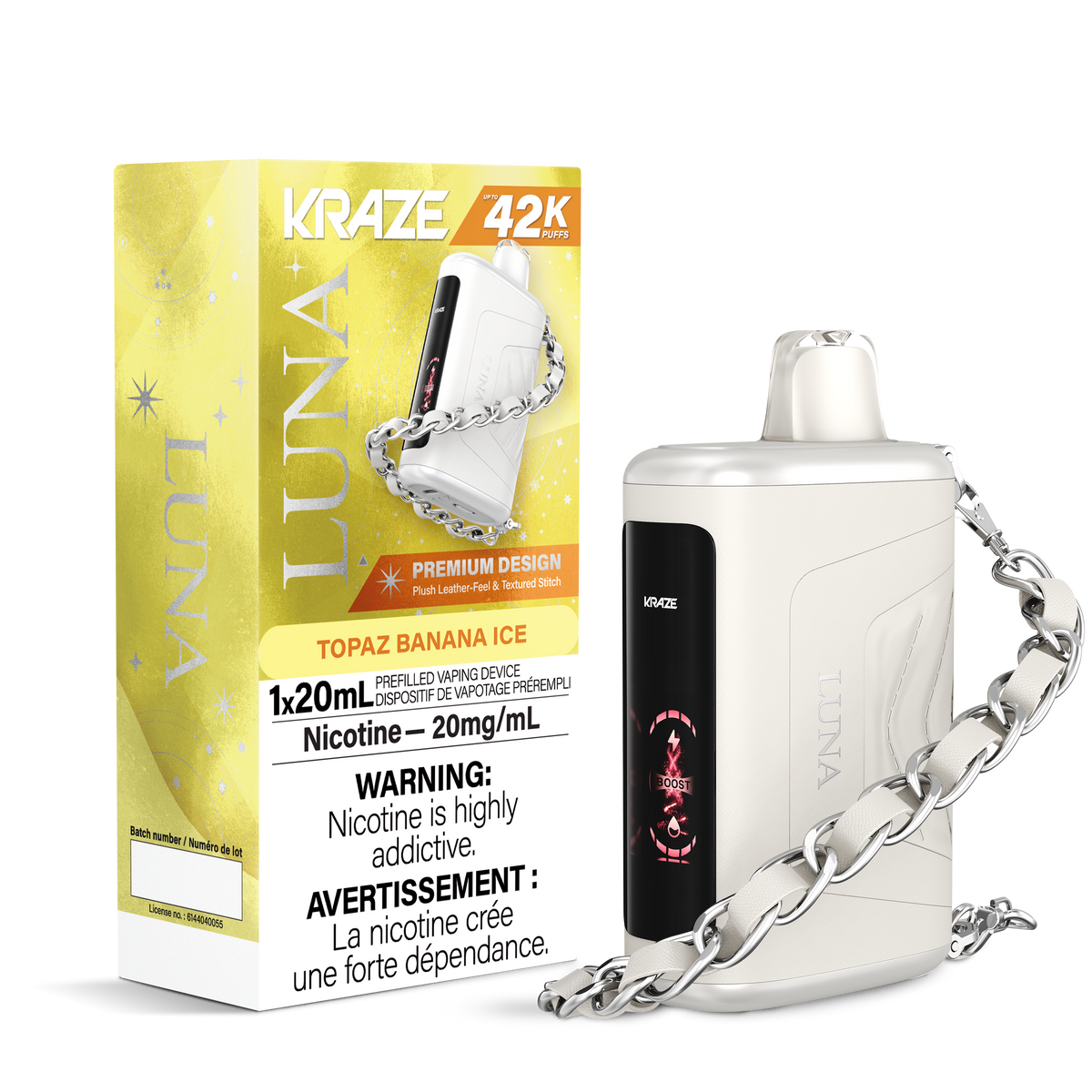 Buy Kraze Luna - Topaz Banana Ice Online