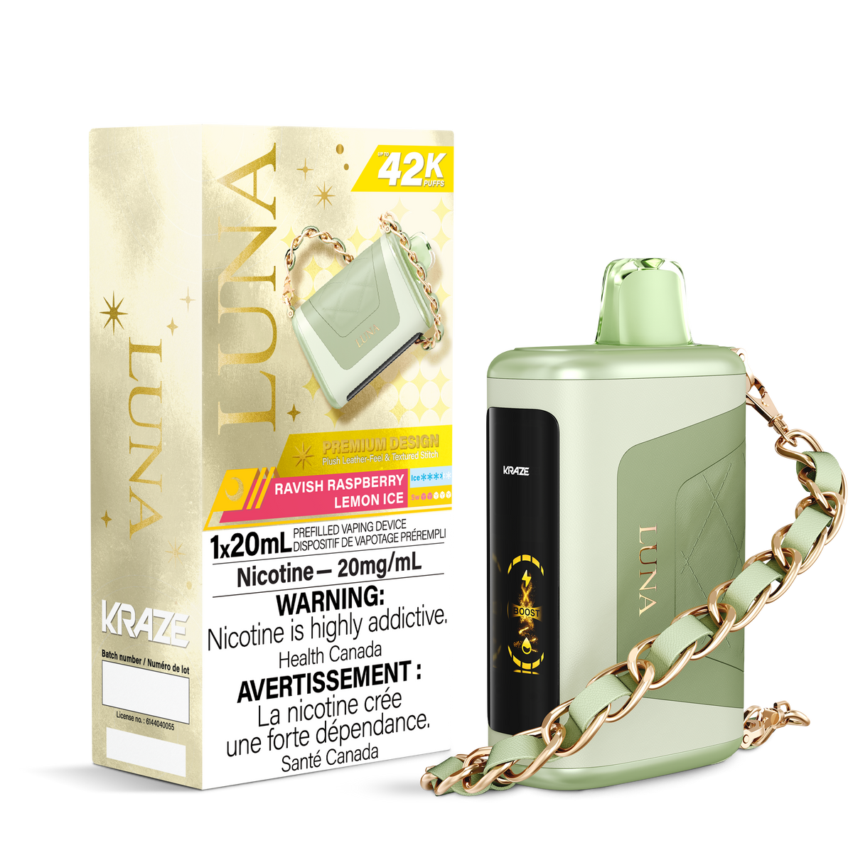 Kraze Luna - Ravish Raspberry Lemon Ice (ON)