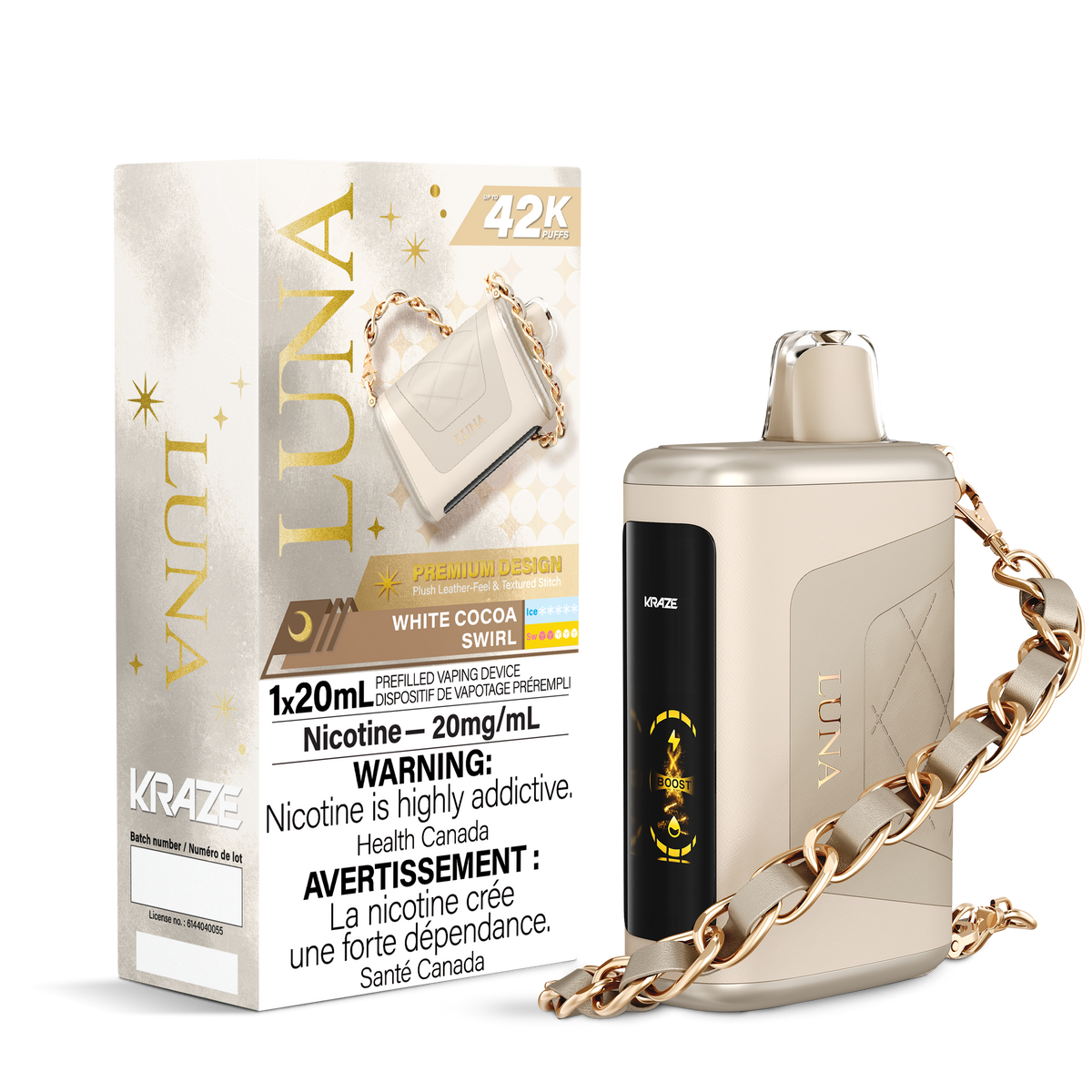 Kraze Luna - White Cocoa Swirl (AB)