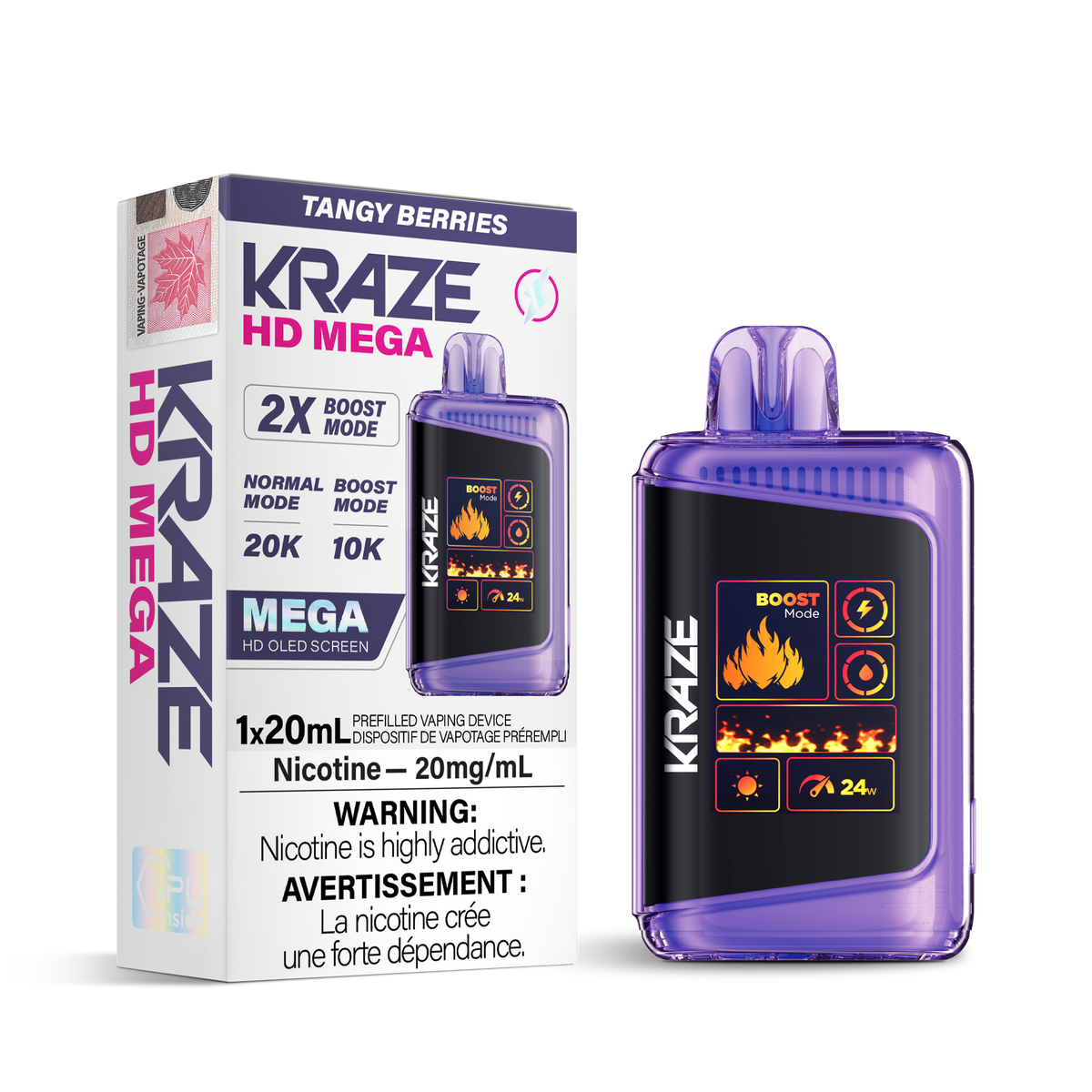 Buy Kraze HD Mega - Tangy Berries Online