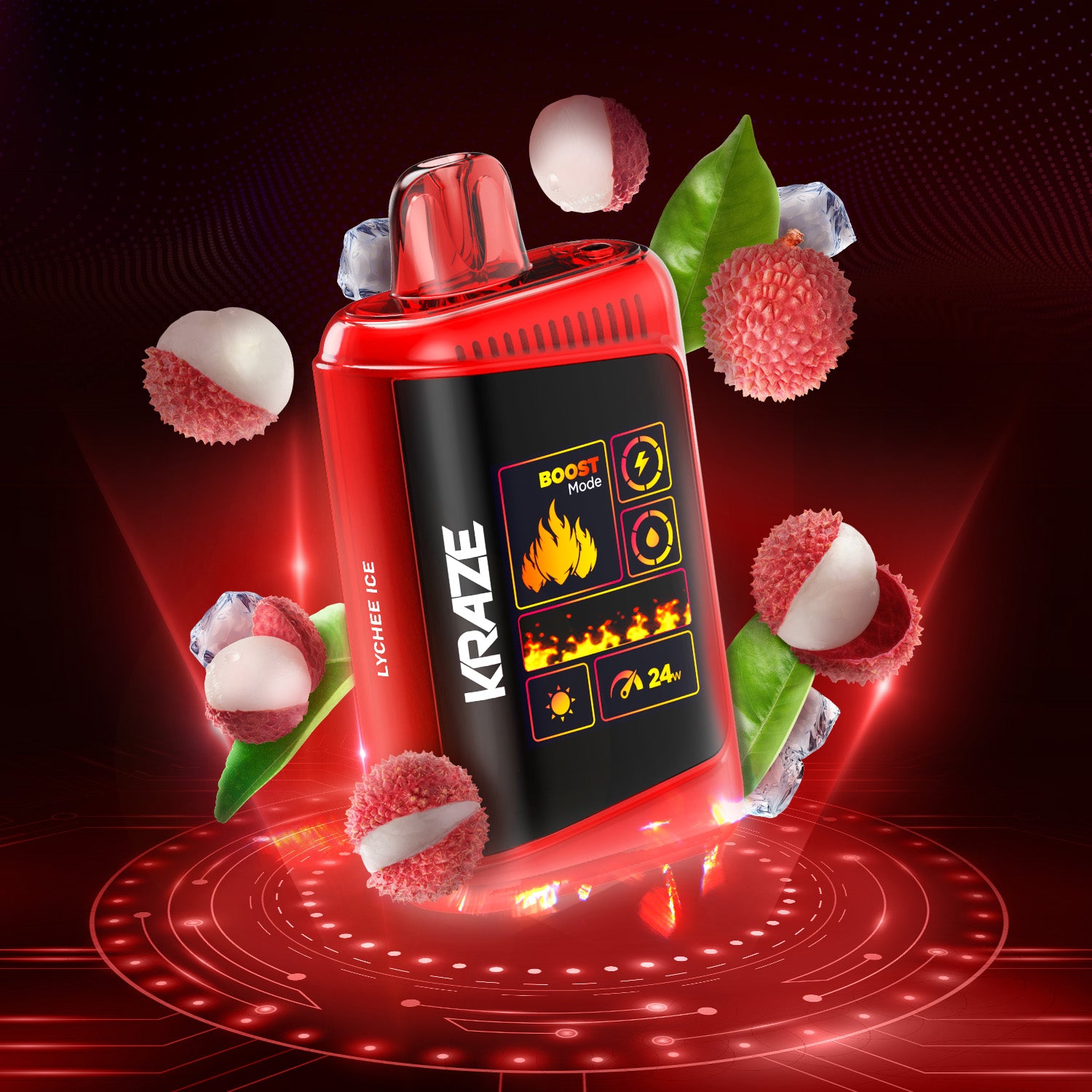 Lychee Ice - HD Mega Disposable Vape – Kraze Vape