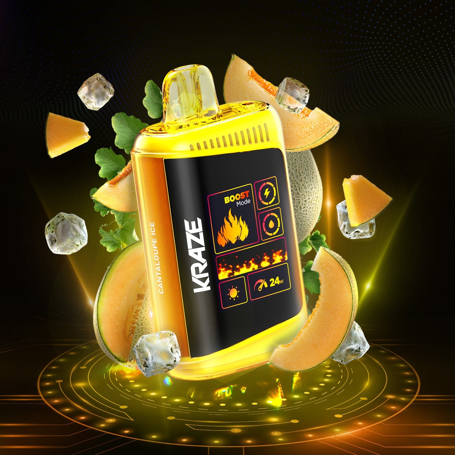 Cantaloupe Ice - HD Mega Disposable Vape Kraze Vape Cantaloupe Ice - HD Mega Disposable Vape Kraze Vape