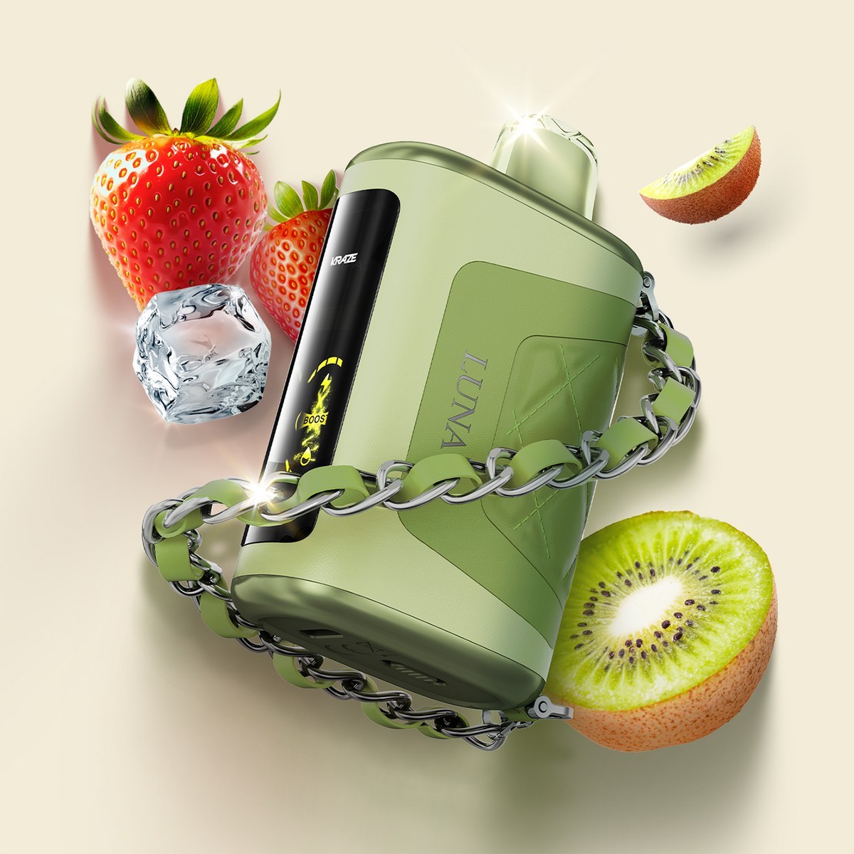 Kraze Luna - Serene Strawberry Kiwi Ice (ON)