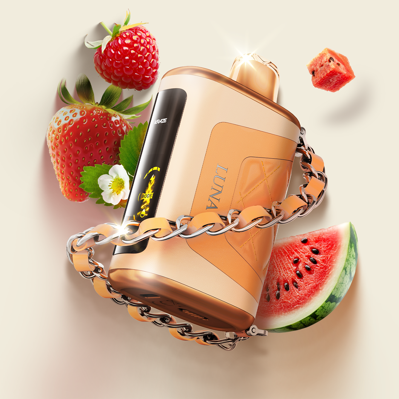 Strazzberry Watermelon - Luna Disposable Vape – Kraze Vape