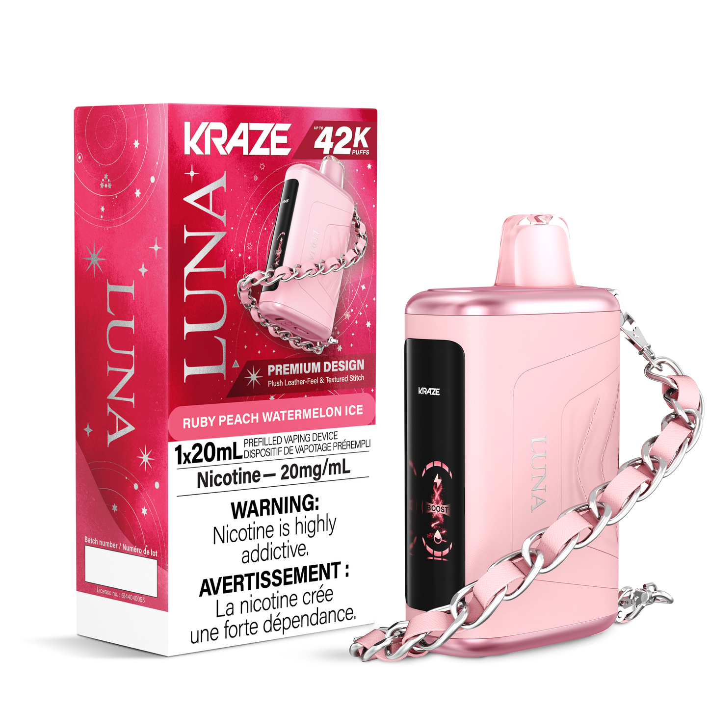 Kraze Luna - Ruby Peach Watermelon Ice