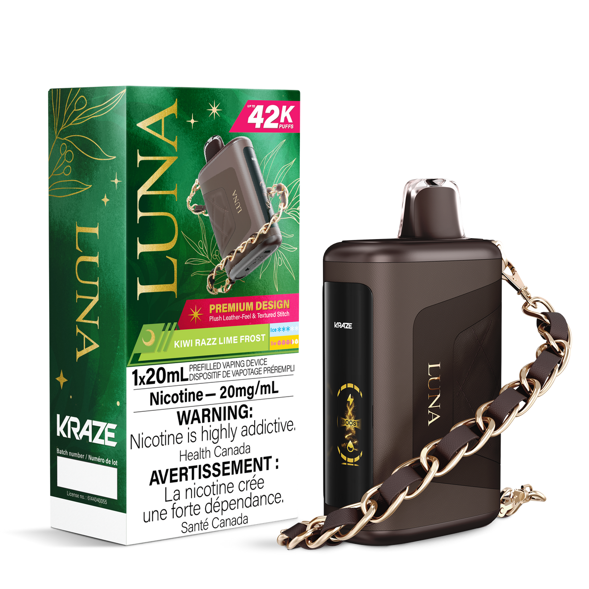 Kraze Luna - Kiwi Razz Lime Frost