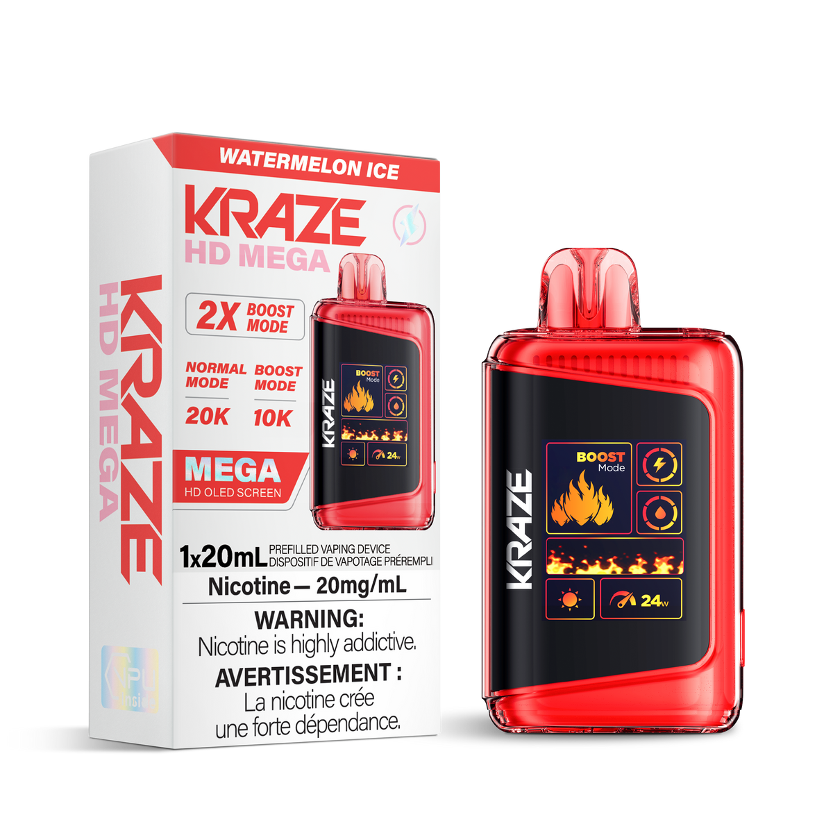 Kraze HD Mega - Watermelon Ice (ON)