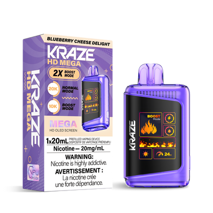 Kraze HD Mega - Blueberry Cheese Delight