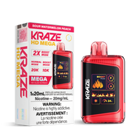 Kraze HD Mega - Sour Watermelon Peach (ON)