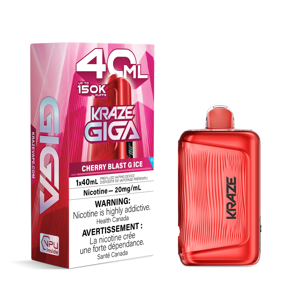Kraze Giga - Cherry Blast G Ice