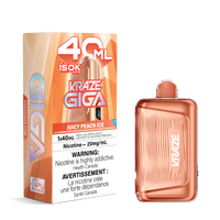 Kraze Giga - Juicy Peach Ice