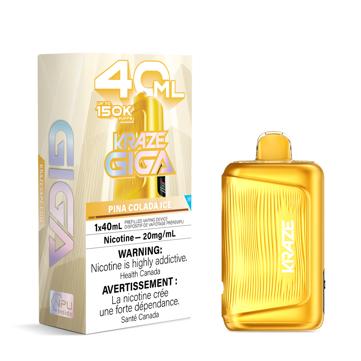Kraze Giga - Pina Colada Ice