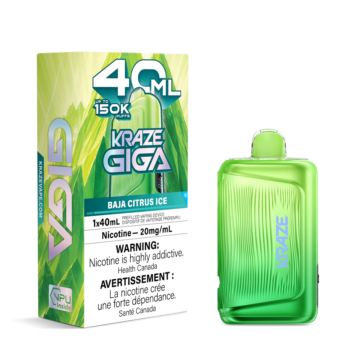 Kraze Giga - Baja Citrus Ice