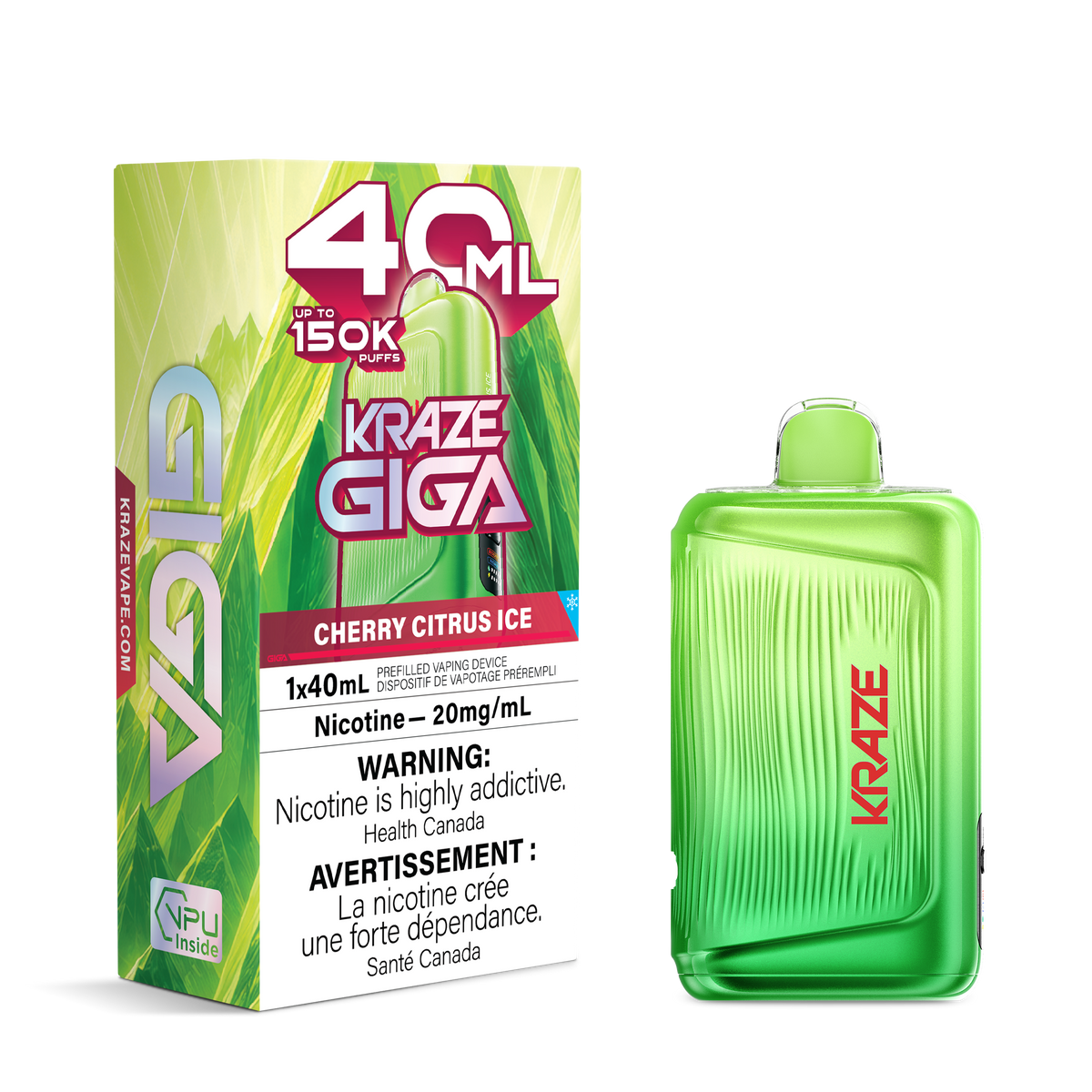 Kraze Giga - Cherry Citrus Ice (AB)