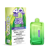Kraze Giga - Grape Citrus Ice