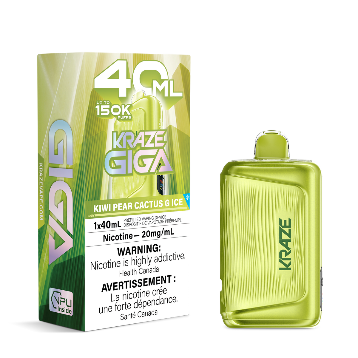 Kraze Giga - Kiwi Pear Cactus G Ice