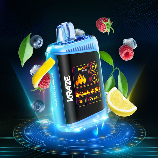 Kraze HD Mega - Blue Razz Lemon Ice (MB)