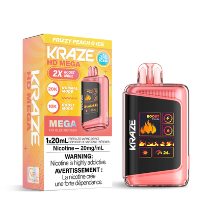 Kraze HD Mega - Frizzy Peach G Ice