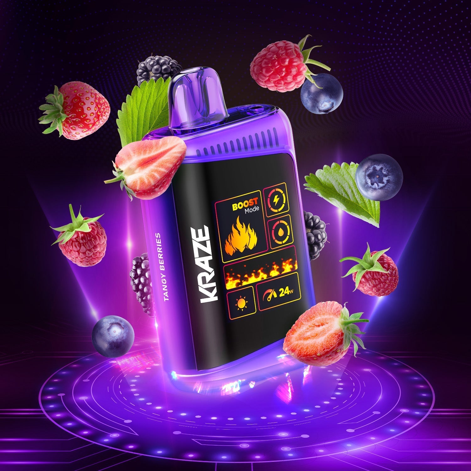 Kraze HD Mega - Tangy Berries – Kraze Vape