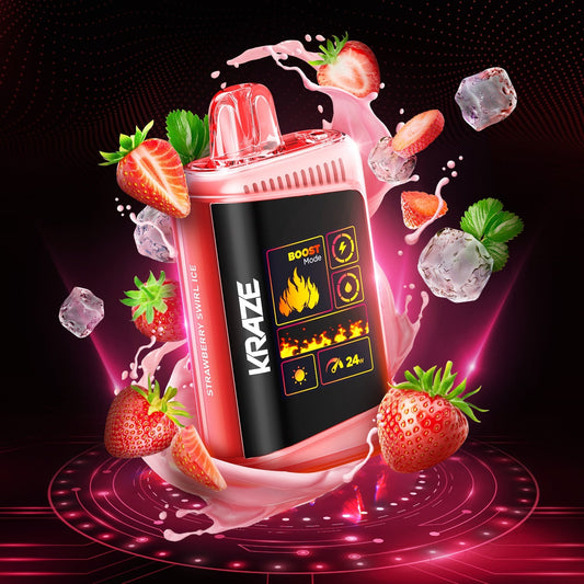 Kraze HD Mega - Strawberry Swirl Ice (MB)