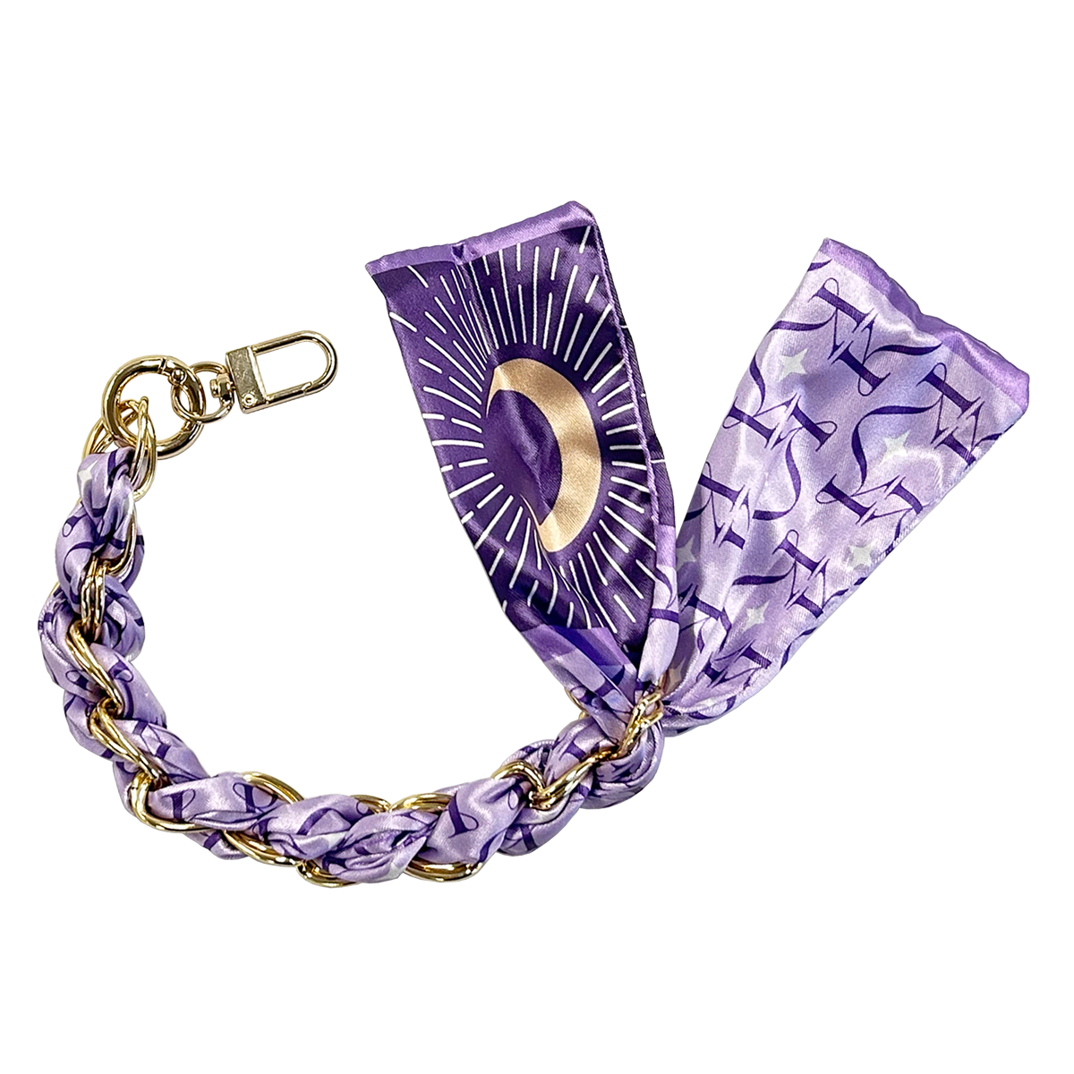 Purple Ribbon Chain 
