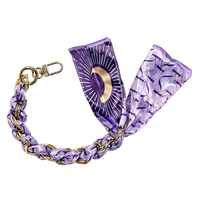 Purple Ribbon Chain 