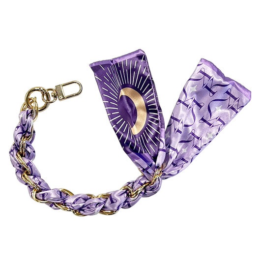 Purple Ribbon Chain 