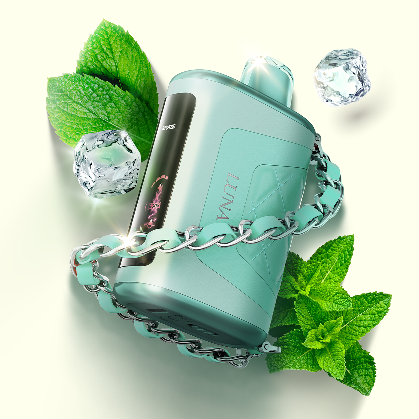 Fab Fresh Mint Ice - Luna Disposable Vape – Kraze Vape
