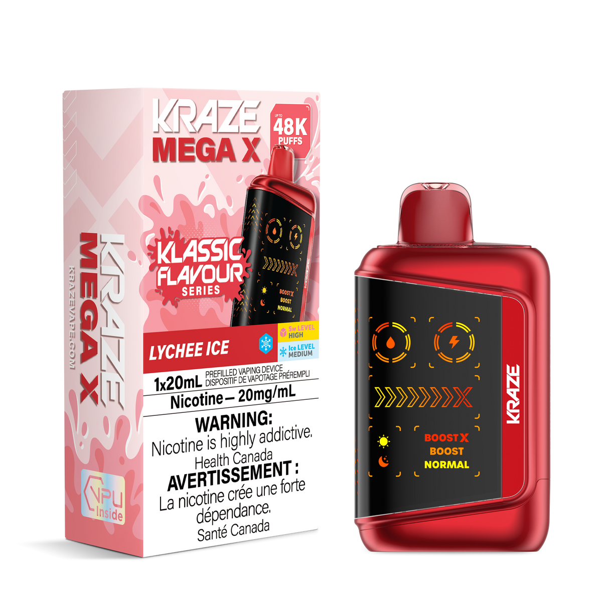 Kraze Mega X - Lychee Ice