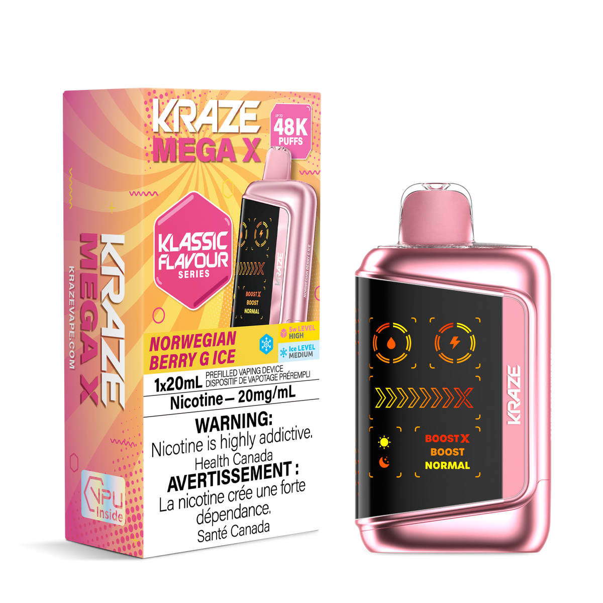 Kraze Mega X - Norwegian Berry G Ice (AB)