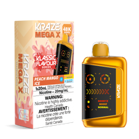 Kraze Mega X - Peach Mango Ice
