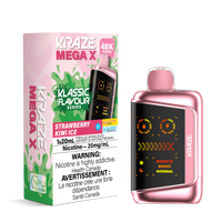 Kraze Mega X - Strawberry Kiwi Ice (AB)