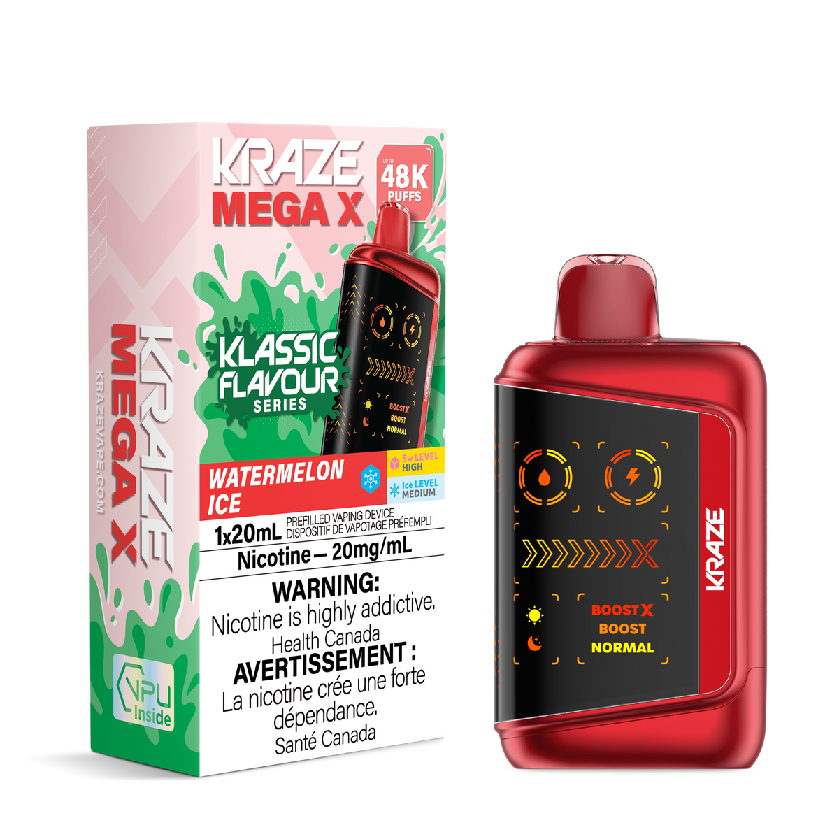 Kraze Mega X - Watermelon Ice