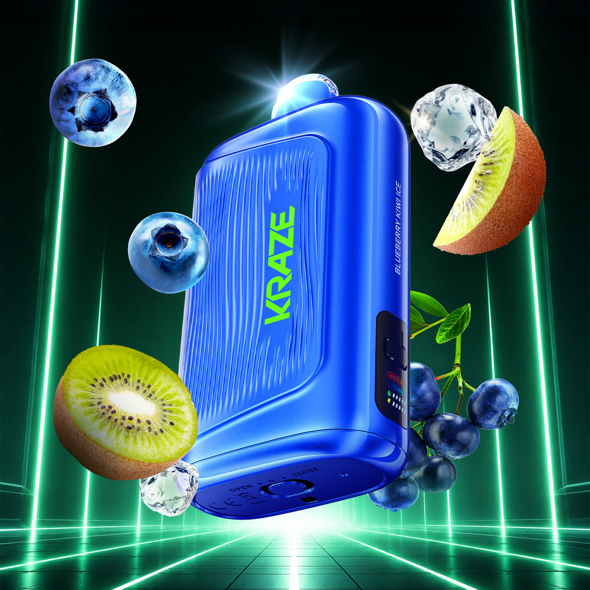 Kraze Giga - Blueberry Kiwi Ice