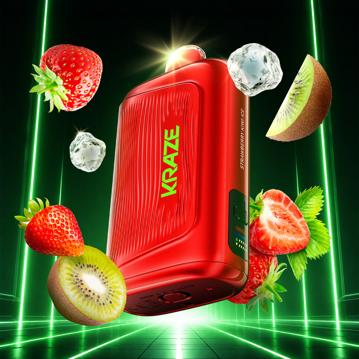 Kraze Giga - Strawberry Kiwi Ice