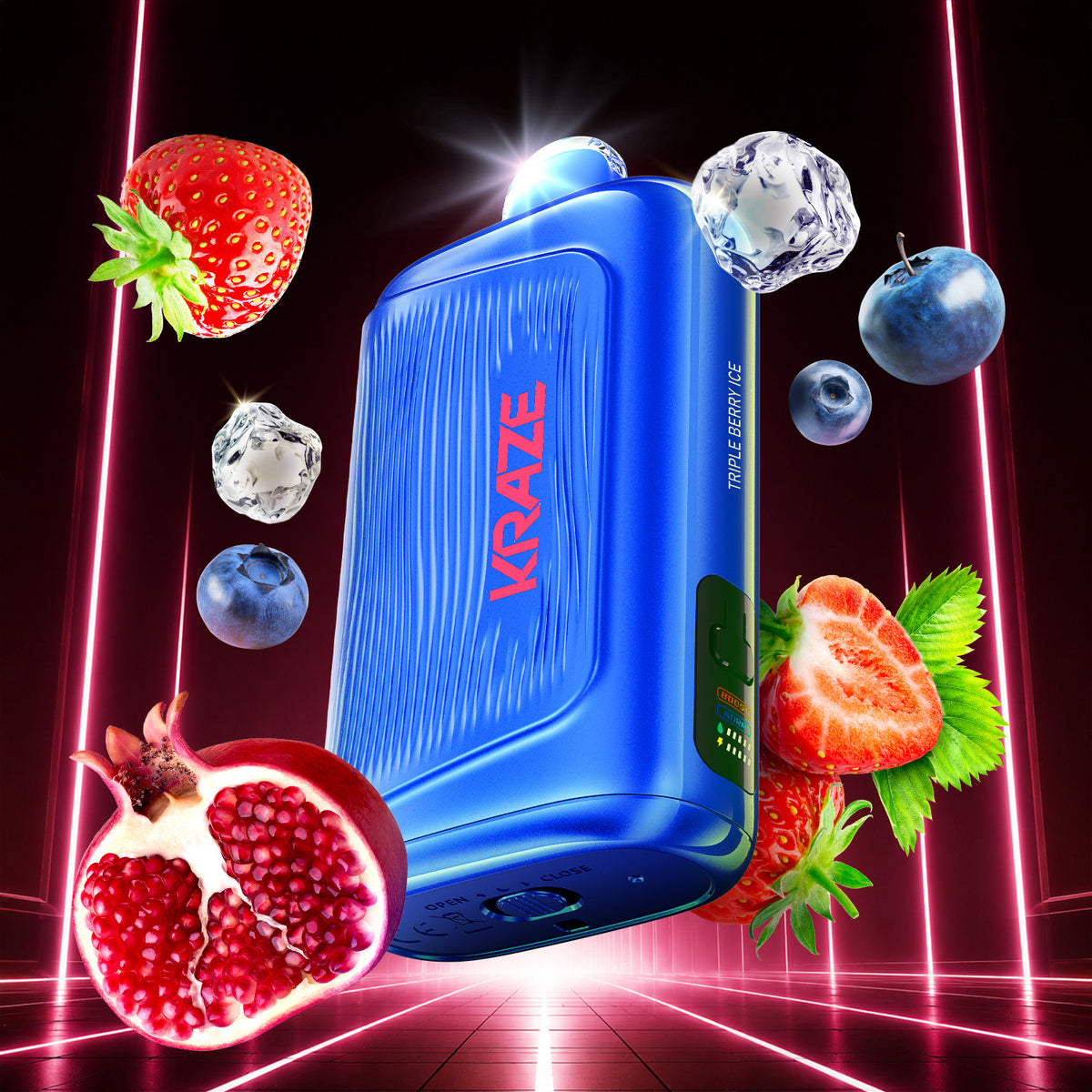 Kraze Giga - Triple Berry Ice