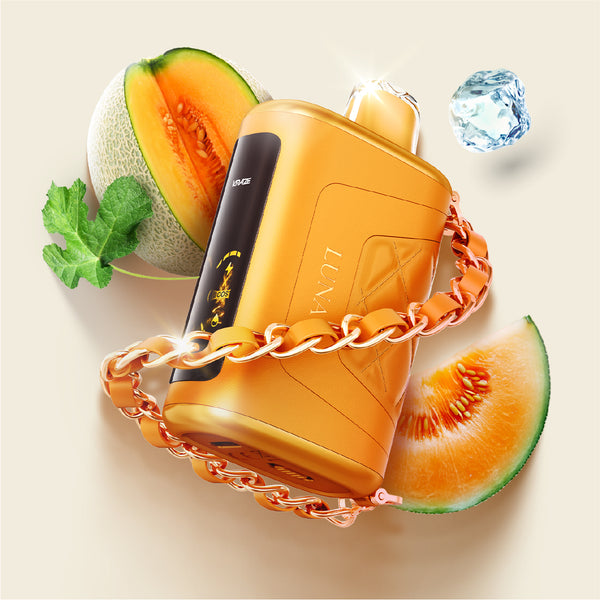Golden Cantaloupe Ice - Luna Disposable Vape Kraze Vape Golden Cantaloupe Ice - Luna Disposable Vape Kraze Vape
