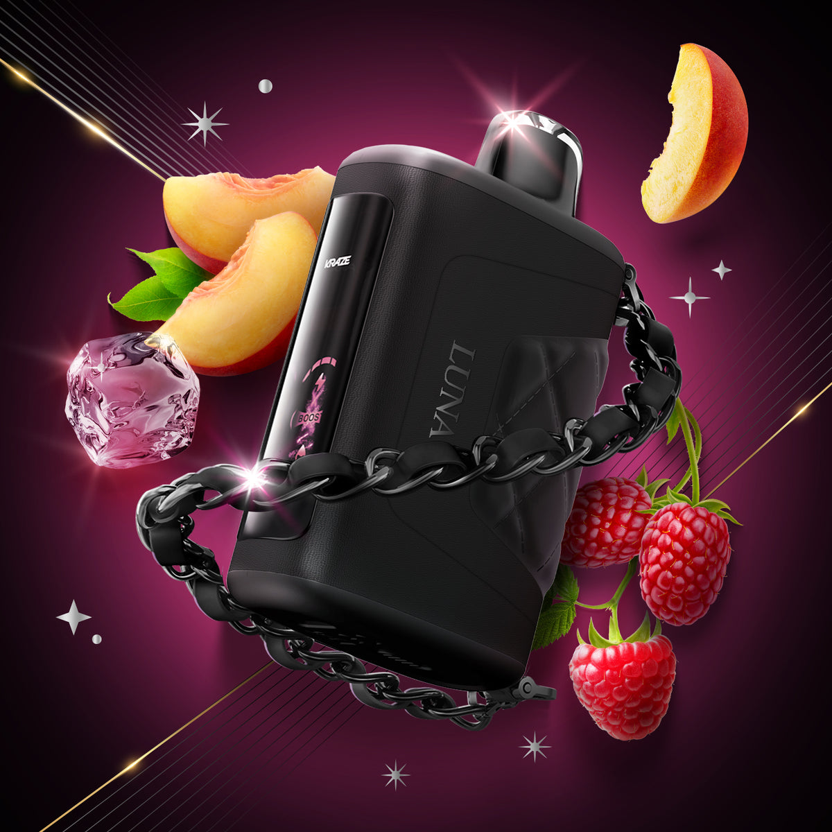 Kraze Luna - Peach Razz Haze Ice