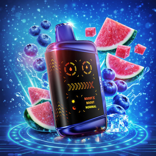 Kraze Mega X - Blueberry Watermelon Ice (AB)