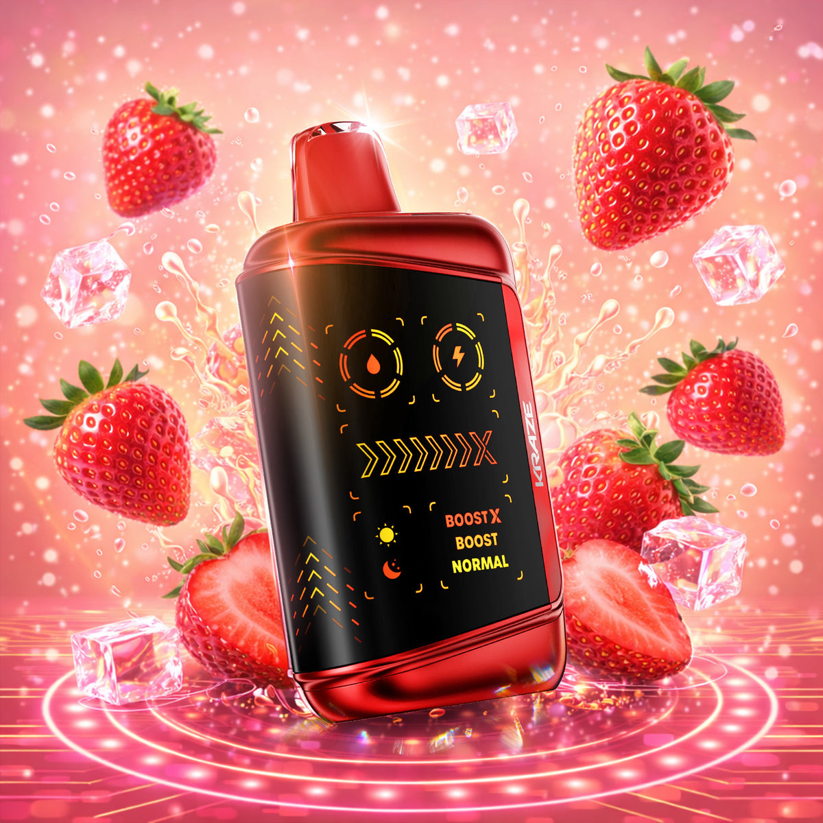 Kraze Mega X - Strawberry Ice