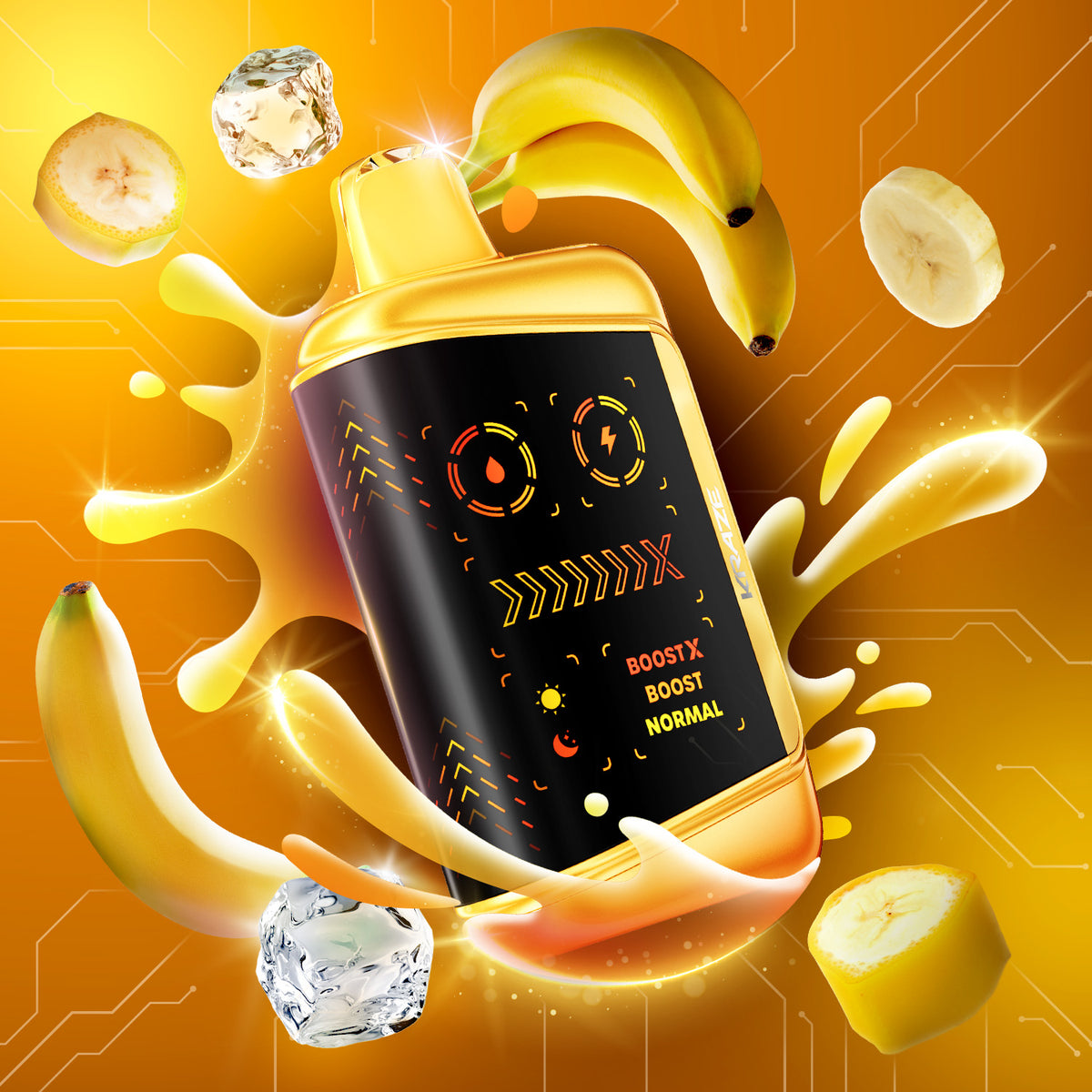 Kraze Mega X - Banana Blast Ice (MB)